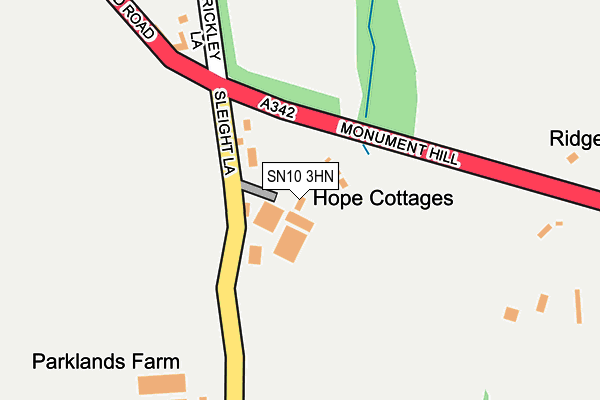 SN10 3HN map - OS OpenMap – Local (Ordnance Survey)