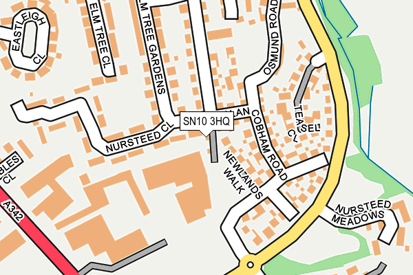 SN10 3HQ map - OS OpenMap – Local (Ordnance Survey)