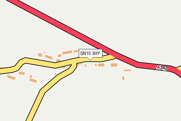 SN10 3HY map - OS OpenMap – Local (Ordnance Survey)