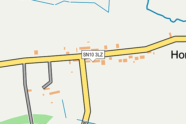 SN10 3LZ map - OS OpenMap – Local (Ordnance Survey)