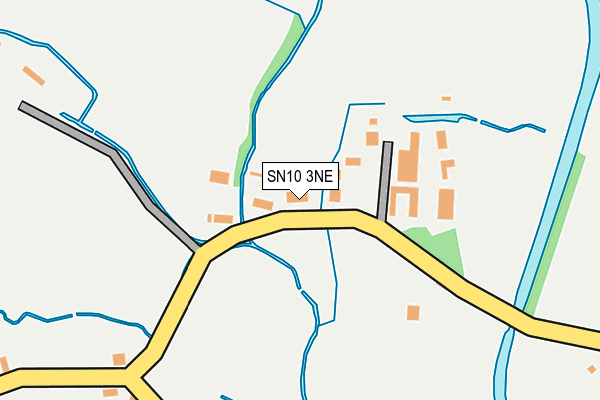 SN10 3NE map - OS OpenMap – Local (Ordnance Survey)