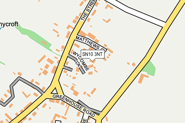 SN10 3NT map - OS OpenMap – Local (Ordnance Survey)