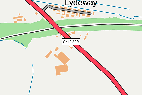 SN10 3PR map - OS OpenMap – Local (Ordnance Survey)