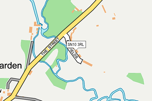 SN10 3RL map - OS OpenMap – Local (Ordnance Survey)