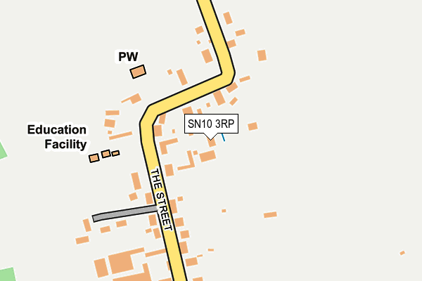 SN10 3RP map - OS OpenMap – Local (Ordnance Survey)