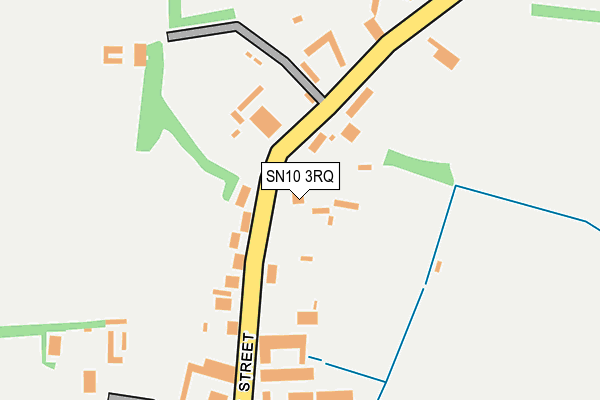 SN10 3RQ map - OS OpenMap – Local (Ordnance Survey)