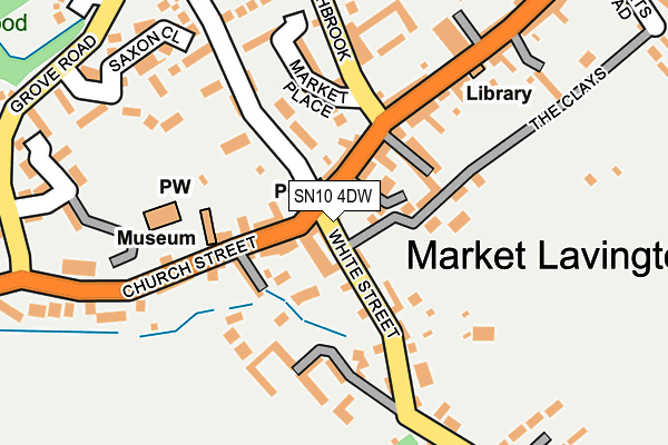SN10 4DW map - OS OpenMap – Local (Ordnance Survey)