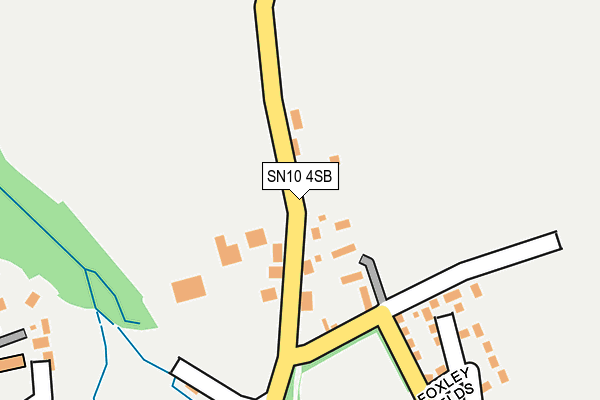 SN10 4SB map - OS OpenMap – Local (Ordnance Survey)