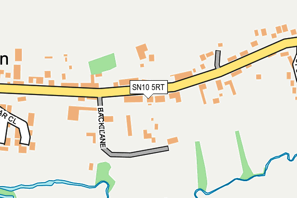 SN10 5RT map - OS OpenMap – Local (Ordnance Survey)