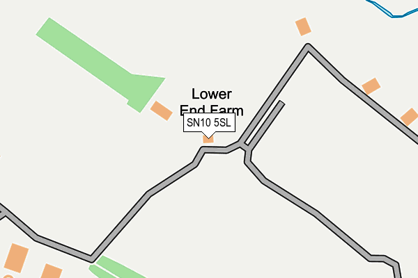 SN10 5SL map - OS OpenMap – Local (Ordnance Survey)