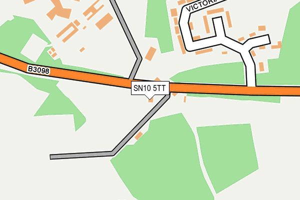 SN10 5TT map - OS OpenMap – Local (Ordnance Survey)