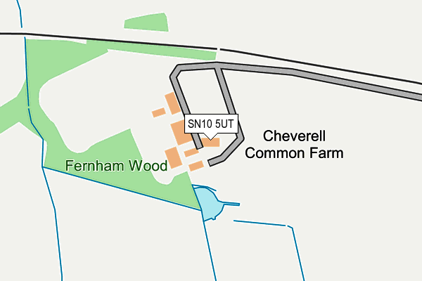 SN10 5UT map - OS OpenMap – Local (Ordnance Survey)