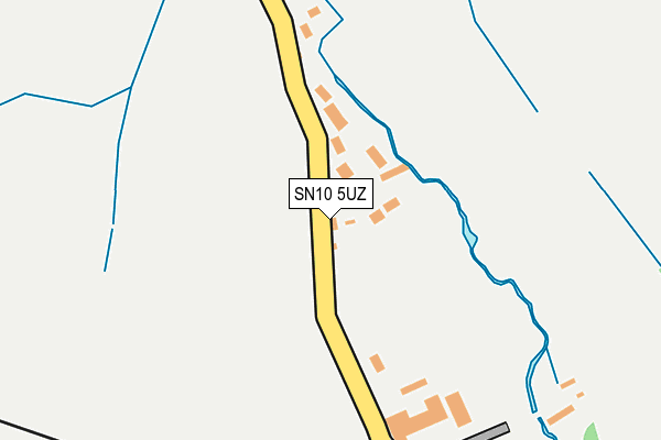 SN10 5UZ map - OS OpenMap – Local (Ordnance Survey)