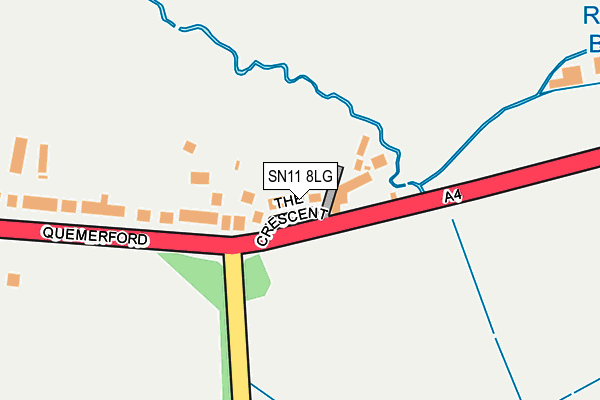 SN11 8LG map - OS OpenMap – Local (Ordnance Survey)