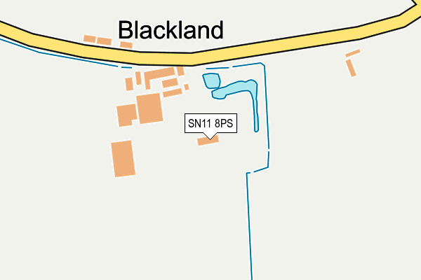 SN11 8PS map - OS OpenMap – Local (Ordnance Survey)