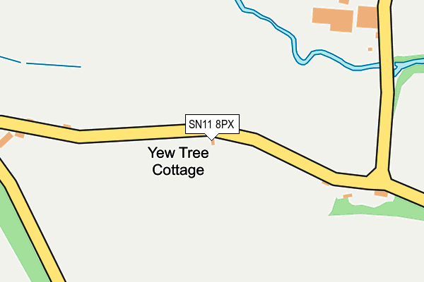 SN11 8PX map - OS OpenMap – Local (Ordnance Survey)