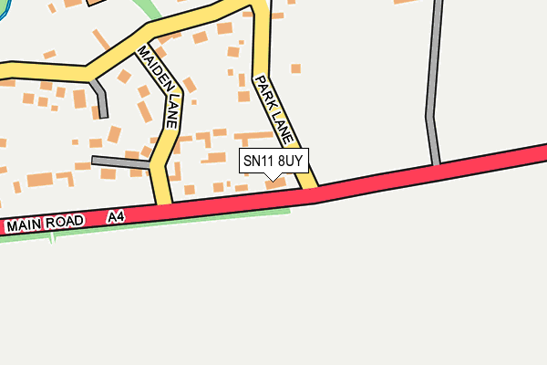 SN11 8UY map - OS OpenMap – Local (Ordnance Survey)