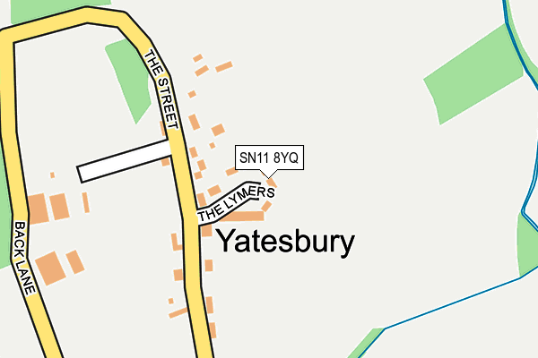 SN11 8YQ map - OS OpenMap – Local (Ordnance Survey)