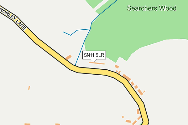SN11 9LR map - OS OpenMap – Local (Ordnance Survey)
