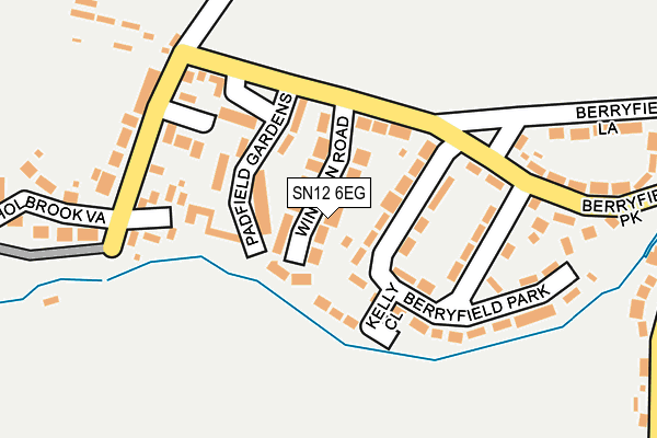 SN12 6EG map - OS OpenMap – Local (Ordnance Survey)