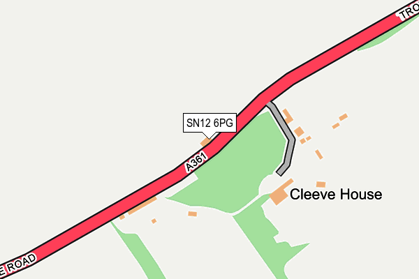 SN12 6PG map - OS OpenMap – Local (Ordnance Survey)
