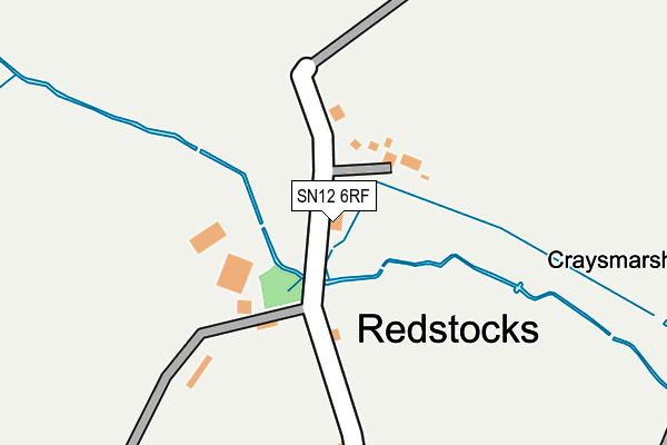 SN12 6RF map - OS OpenMap – Local (Ordnance Survey)