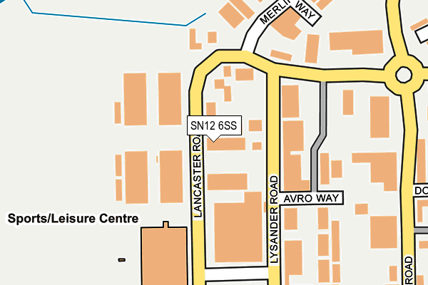 Map of WESTBURY PACKAGING LIMITED at local scale