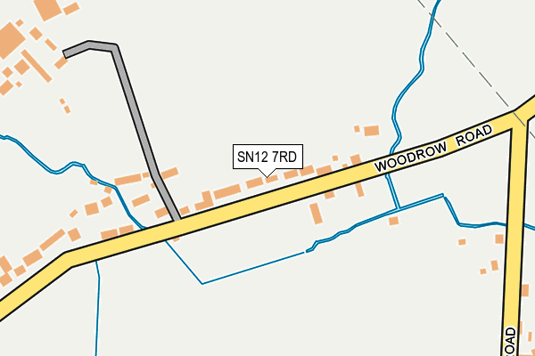 SN12 7RD map - OS OpenMap – Local (Ordnance Survey)