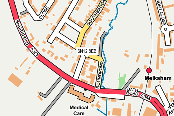 Map of CREATIVE WORKS ( SW ) LTD at local scale