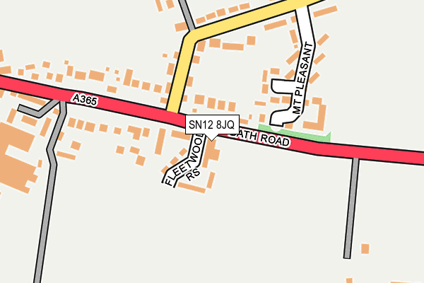 SN12 8JQ map - OS OpenMap – Local (Ordnance Survey)