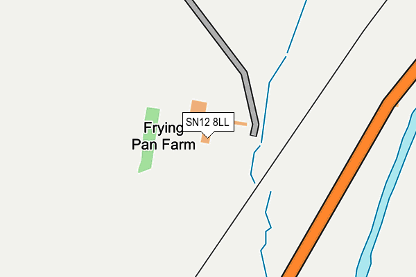 SN12 8LL map - OS OpenMap – Local (Ordnance Survey)