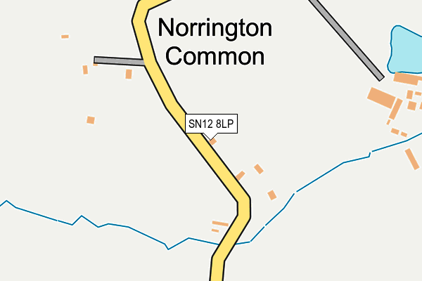 SN12 8LP map - OS OpenMap – Local (Ordnance Survey)