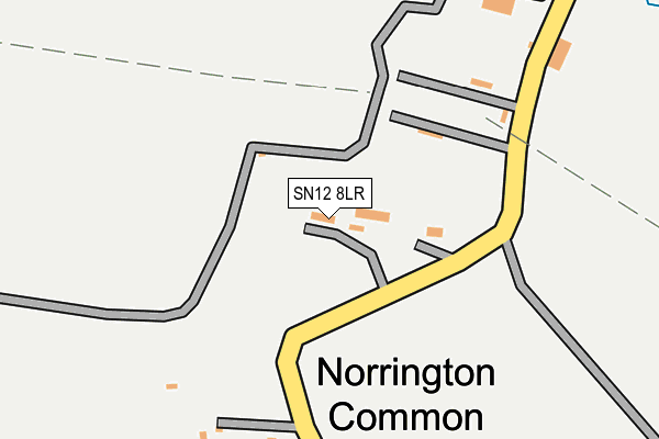 SN12 8LR map - OS OpenMap – Local (Ordnance Survey)