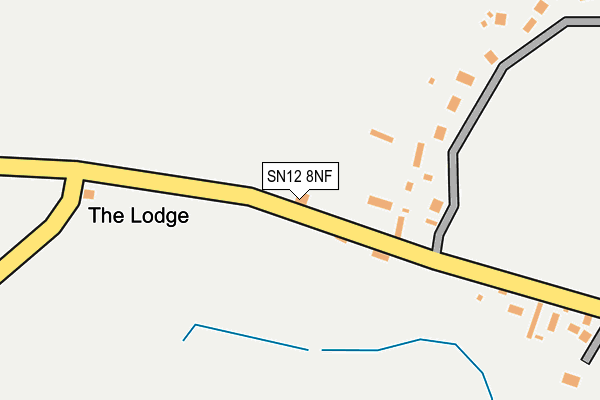 SN12 8NF map - OS OpenMap – Local (Ordnance Survey)