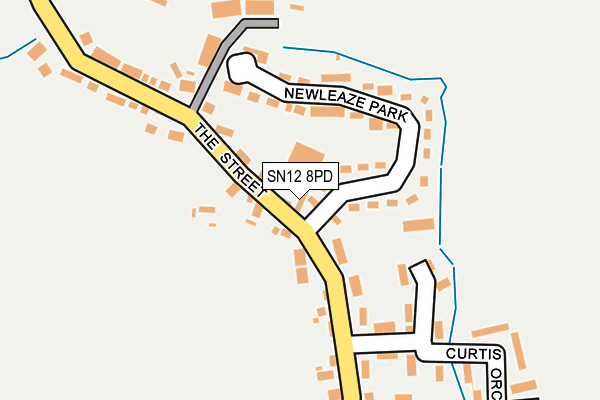SN12 8PD map - OS OpenMap – Local (Ordnance Survey)