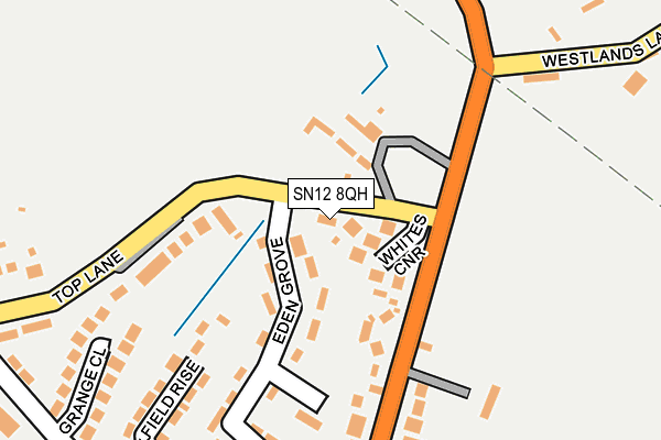 SN12 8QH map - OS OpenMap – Local (Ordnance Survey)
