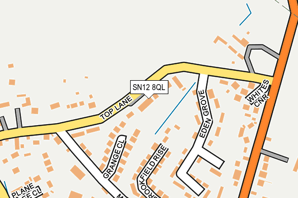 SN12 8QL map - OS OpenMap – Local (Ordnance Survey)