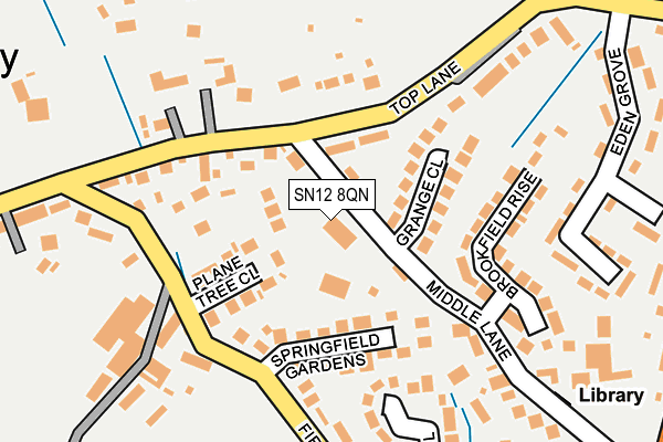 SN12 8QN map - OS OpenMap – Local (Ordnance Survey)