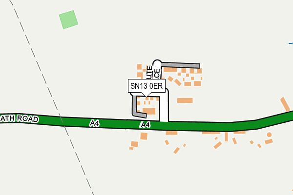 SN13 0ER map - OS OpenMap – Local (Ordnance Survey)