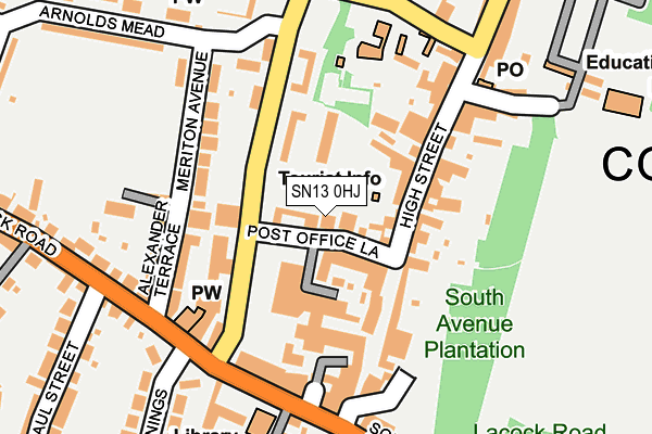 Map of ASK LEE LTD at local scale