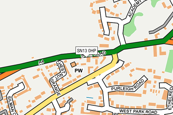 SN13 0HP map - OS OpenMap – Local (Ordnance Survey)