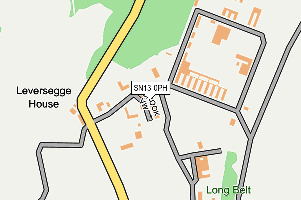 SN13 0PH map - OS OpenMap – Local (Ordnance Survey)