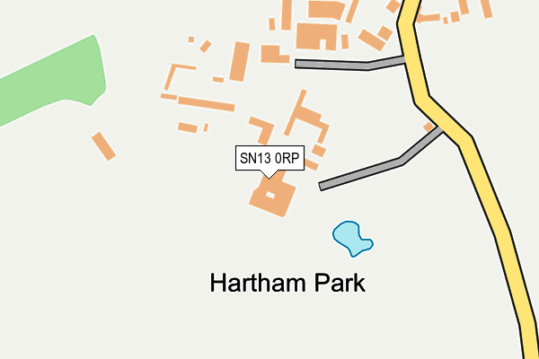 SN13 0RP map - OS OpenMap – Local (Ordnance Survey)
