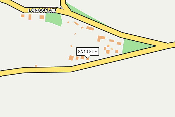 SN13 8DF map - OS OpenMap – Local (Ordnance Survey)