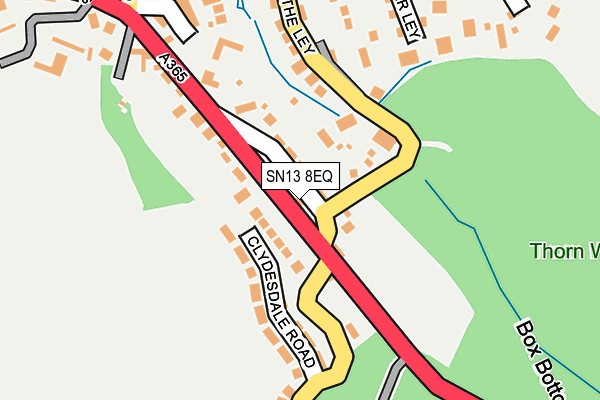 SN13 8EQ map - OS OpenMap – Local (Ordnance Survey)