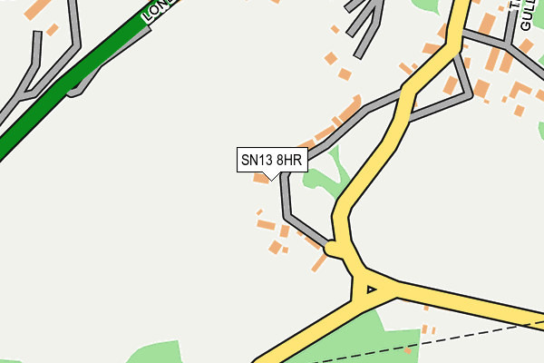 SN13 8HR map - OS OpenMap – Local (Ordnance Survey)