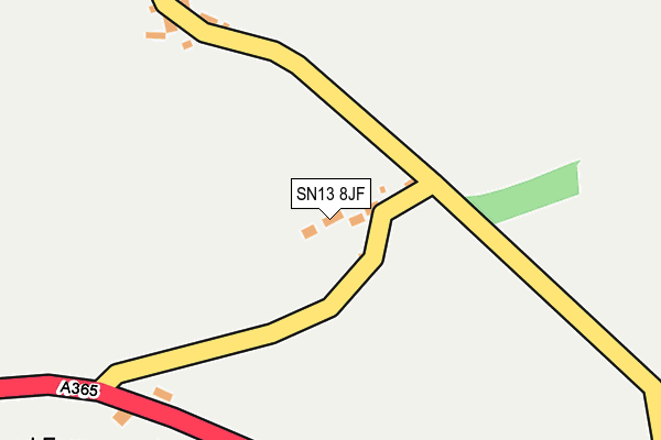 SN13 8JF map - OS OpenMap – Local (Ordnance Survey)