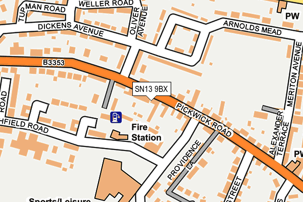 Map of EJPB LIMITED at local scale