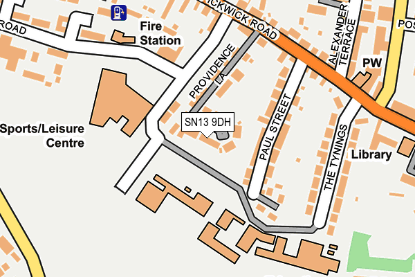 Map of TWIGS  & WILLOW LTD at local scale