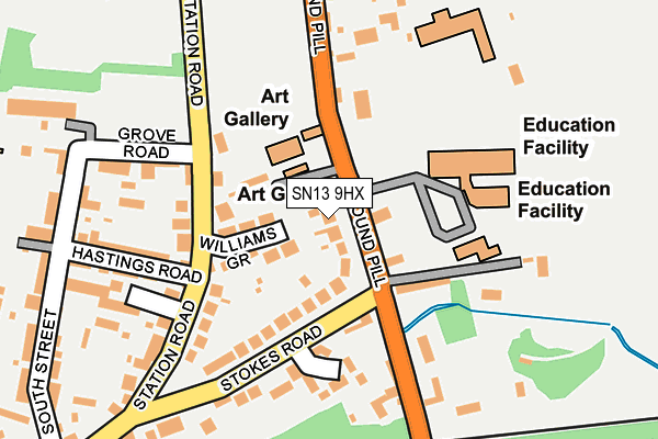 Map of POUND ARTS TRADING COMMUNITY INTEREST COMPANY at local scale